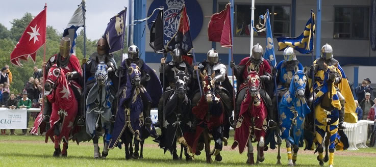 Wimbledon Guild Village Fair jousting group